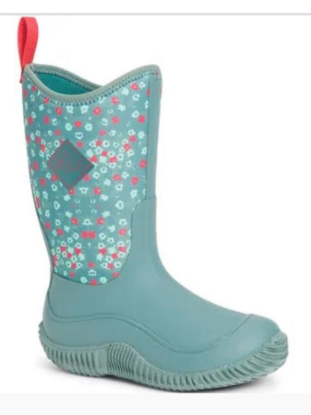 Muck Toddler Teal Winter Floral Rain Boot